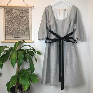 City Chic Striped Fit and Flare Dress - Large/20w